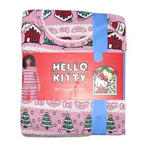 Holiday Hello Kitty - Licensed Women's 2 Piece Long Sleeve Pullover & Jogger Lig
